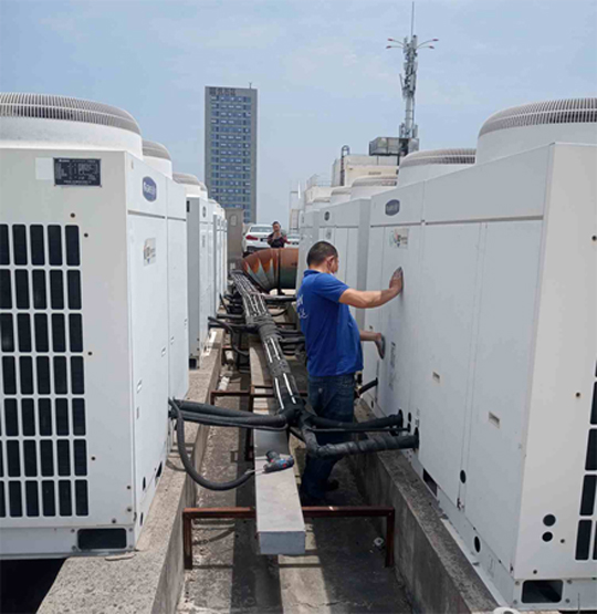 清丰中央空调制热和不制冷系统维修方法